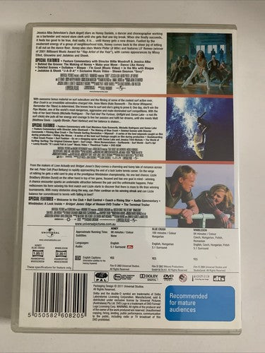 Honey / Blue Crush / Wimbledon (DVD, 2002, 3-Discs) Region 4 &2
