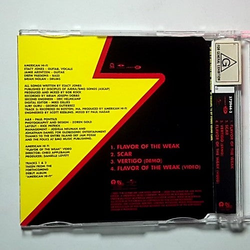 American Hi-Fi – Flavor Of The Weak (CD, 2001) Australia 572944-2