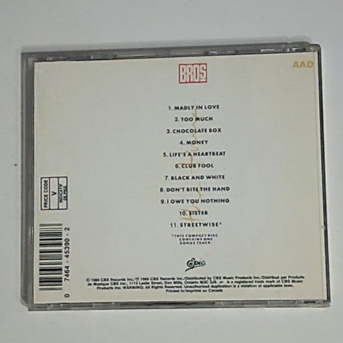 Bros – The Time (CD, 1989) Canada Bonus Track BEK 45390