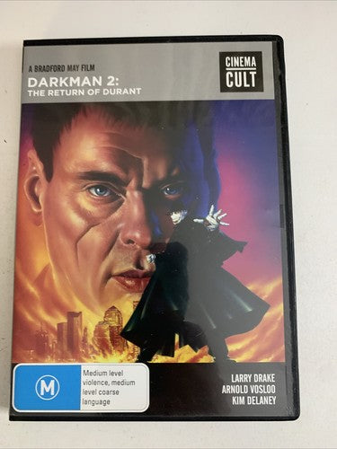 Darkman II: The Return of Durant (DVD, 1995) Larry Drake, Arnold Vosloo Region 4