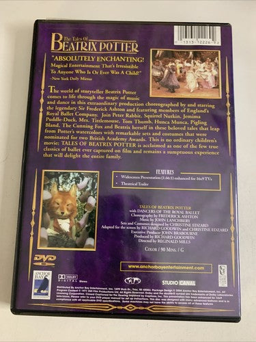 The Tales Of Beatrix Potter: Dancers of The Royal Ballet (DVD, 1971) Region 1