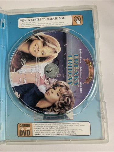 Freaky Friday (DVD, 1977) John Astin, Jodie Foster, Barbara Harris Region 4