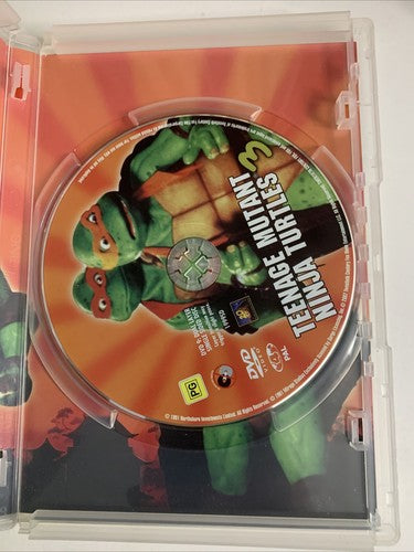 Teenage Mutant Ninja Turtles 3: Turtles in Time (DVD, 1992) Corey Feldma Region4
