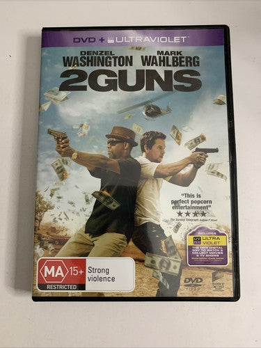 2 Guns (DVD, 2013) Denzel Washington, Mark Wahlberg Region 4 &2