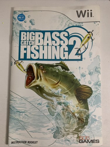 Big Catch Bass Fishing 2 Nintendo Wii PAL Game Complete