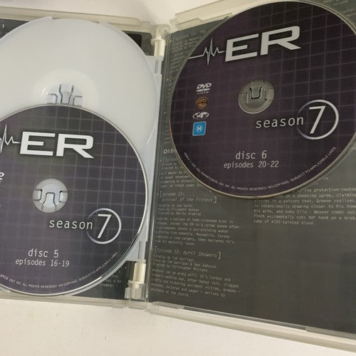 ER: The Complete Season 7 (DVD, 1999, 6-Disc) Region 4