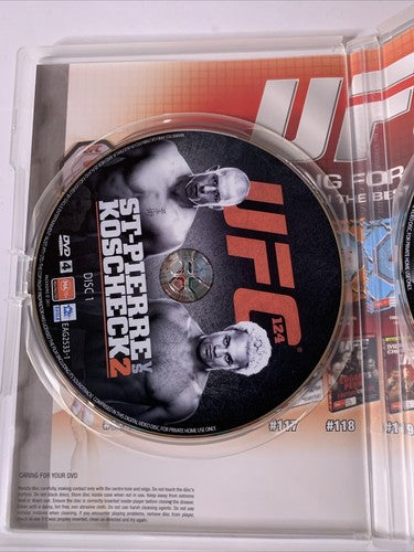 UFC 124: St Pierre Vs Koscheck 2 (DVD, 2010) Mixed MMA Region 4