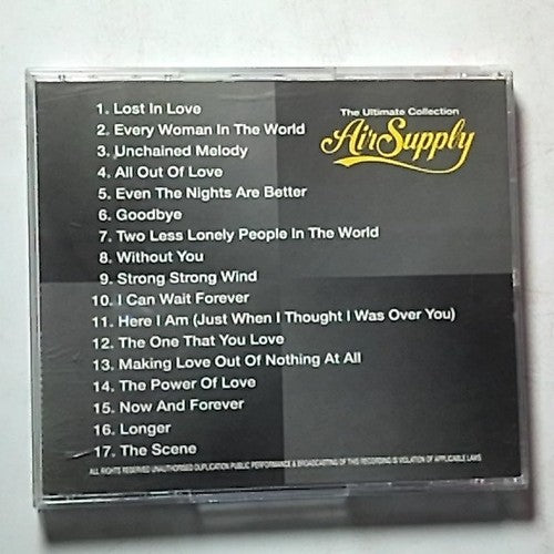 Air Supply – The Ultimate Collection (CD, 1999) Europe 743217 1749 2