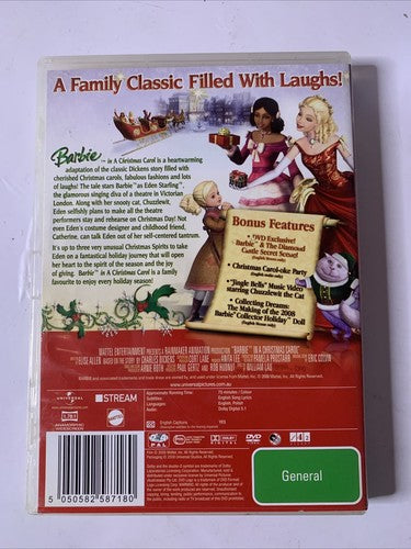Barbie In A Christmas Carol (DVD, 2008) Animation Movie Region 4 & 2
