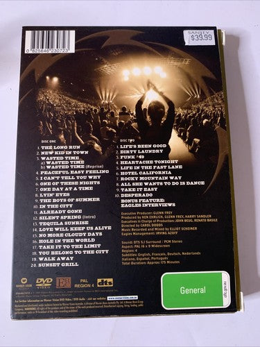 Eagles – Farewell 1 Tour - Live From Melbourne (DVD, 2004) Region 4