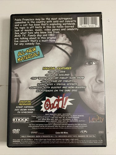 Pablo Francisco : Ouch! Live from San Jose (DVD, 2006) Comedy Region 1
