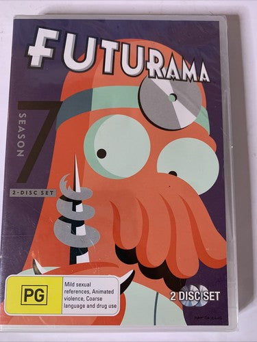 Futurama : Season 7 (DVD, 2012, 2-Disc) Region 4 NEW Sealed