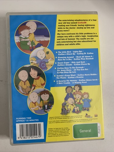 Caillou : Volume 2 (DVD, 2010) Animation Region 4