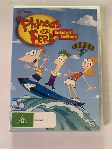 Phineas and Ferb: The Fast and the Phineas (DVD, 2008) Disney Animation Region 4