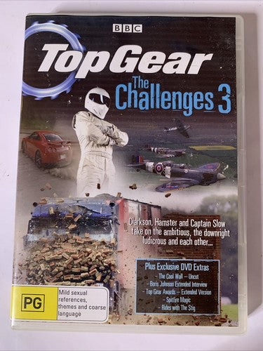 Top Gear: The Challenges 3 (DVD, 2009, 2-Disc)  Region 4