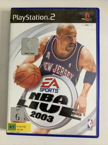 NBA Live 2003 PS2 Sony PlayStation 2 PAL Basketball Game Complete