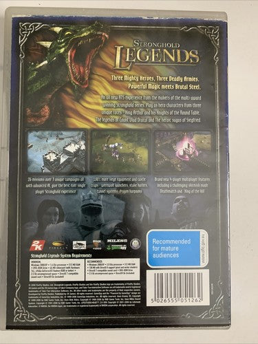 Stronghold Legends PC Windows DVD-ROM Strategy Game