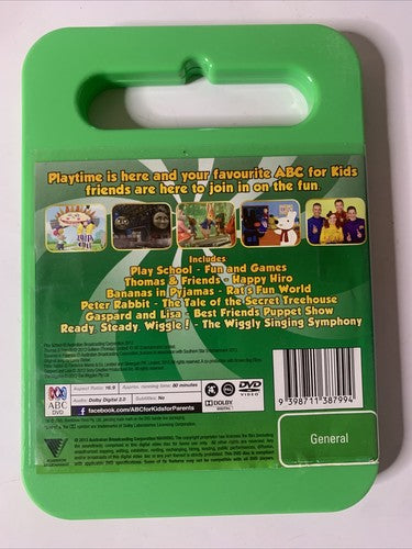 Playtime ABC For Kids (DVD) Play School, Wiggles, Thomas Bananas Gaspard Region4