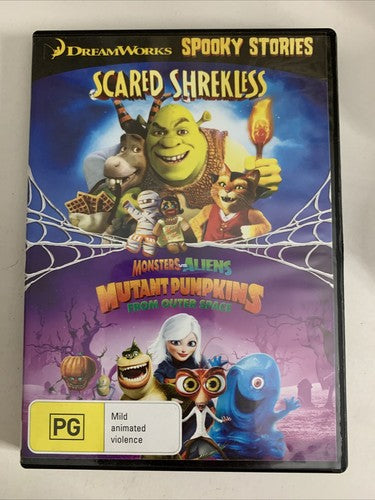 Scared Shrekless / Mutant Pumpkins From Outer Space (DVD, 2010) Region 4