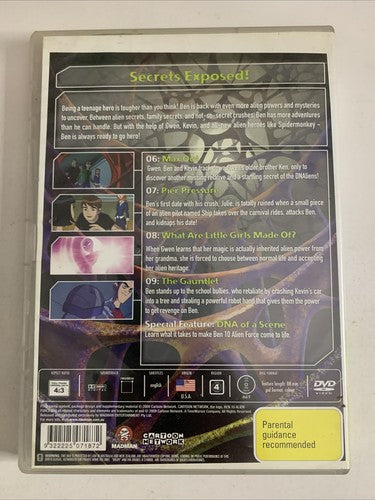 Ben 10-Alien Force : Vol 2 (DVD, 2008) Region 4