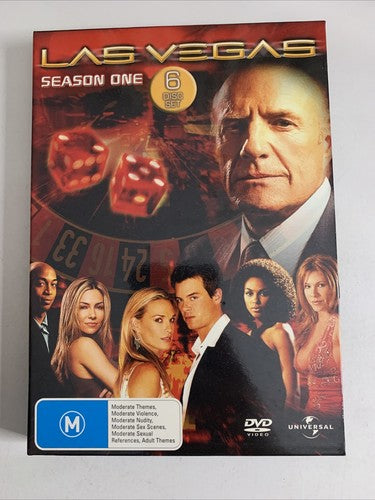 Las Vegas : Season 1 (DVD, 2003, 6-Disc) James Caan Region 4 &2