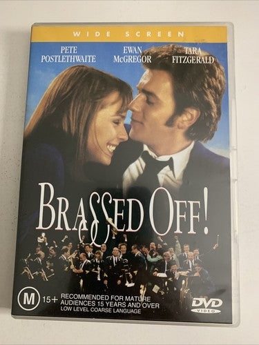 Brassed Off! (DVD, 1997) Ewan McGregor, Pete Postlethwaite Region 4