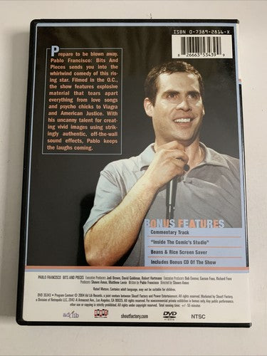 Pablo Francisco Bits and Pieces: Live from Orange County (DVD, 2004) All Regions