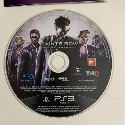 Saints Row: The Third PS3 Sony PlayStation 3 Game Complete