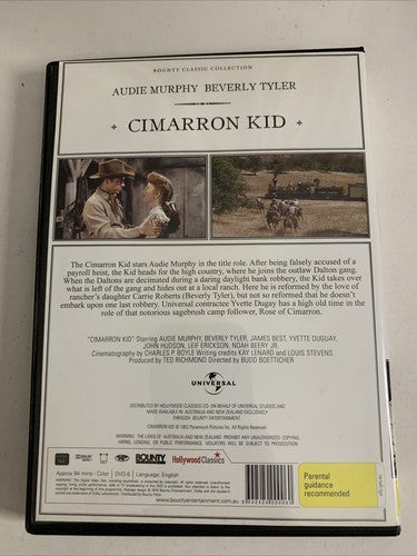 Cimarron Kid (DVD, 1952) Audie Murphy Region 4
