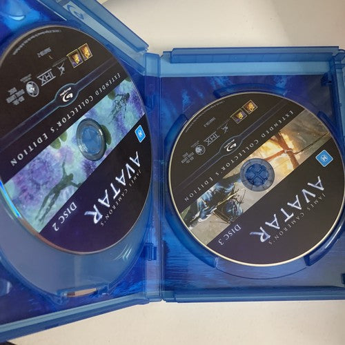 Avatar (Extended Collector's Edition, Blu-ray, 2009, 3-Disc) Region B