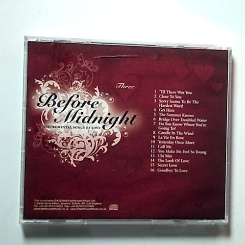 Before Midnight Instrumental Songs of Love 3CD Set (CD) United Kingdom