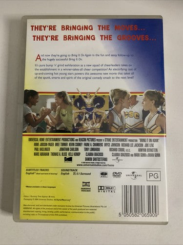 Bring It on Again (DVD, 2003) Anne Judson-Yager, Bree Turner Region 4 &2