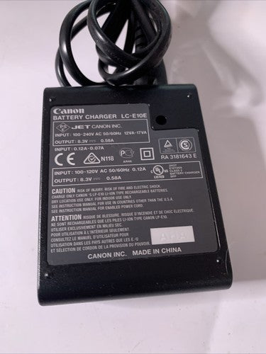 Genuine Canon Camera Battery Charger LC-E10E For LP-E10 Battery