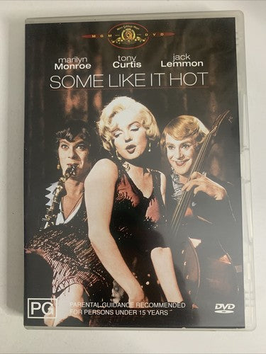 Some like It Hot (DVD, 1959) Jack Lemmon, Marilyn Monroe, Tony Curtis Region 4