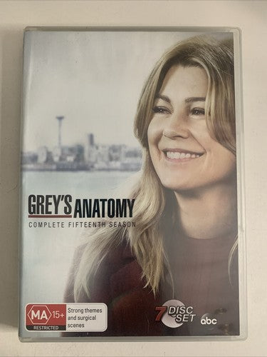 Grey's Anatomy : Season 15 (DVD, 2018, 7-Disc) Region 4