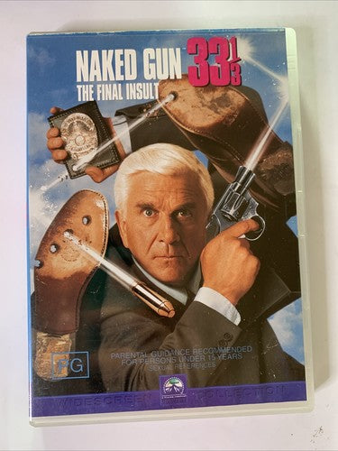Naked Gun 33 1/3: The Final Insult (DVD, 1994) Leslie Nielsen Region 4