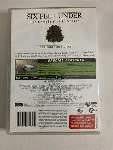 Six Feet Under : Season 5 (DVD, 2005, 5-DIsc) Region 4