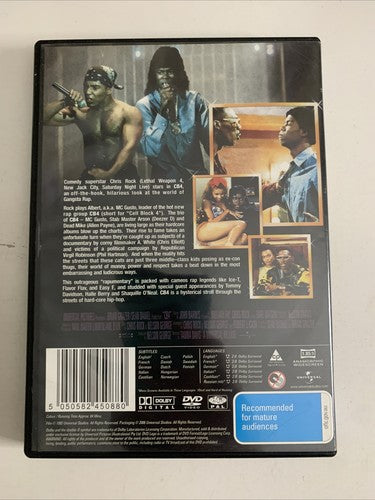 CB4 The Movie (DVD, 1992) Phil Hartman, Shaq, Chris Rock Comedy Region 4 &2