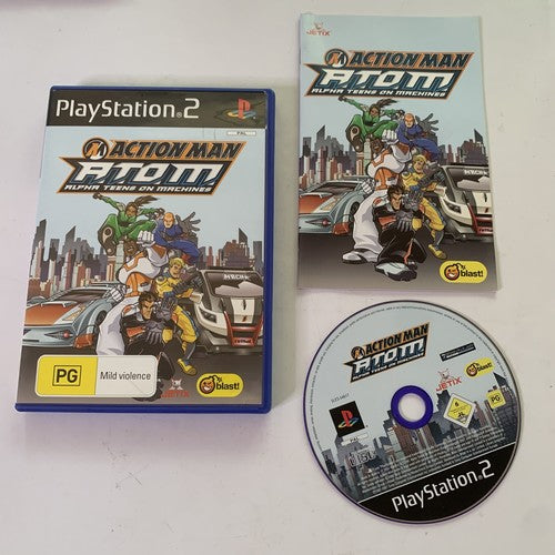 Action Man ATOM: Alpha Teens on Machines PS2 Sony PlayStation 2 PAL Complete