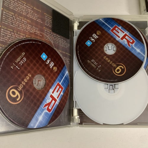 ER : The Complete Season 6 (DVD, 1999, 6-Disc) Region 4