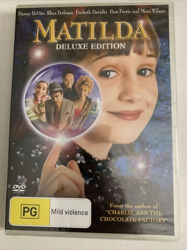 Matilda (Deluxe Edition, DVD, 1996) Danny DeVito, Mara Wilson Region 4 NEW