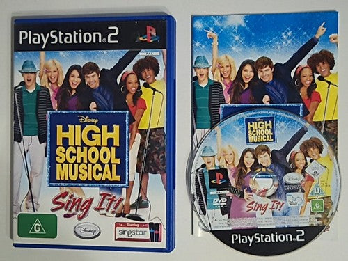 High School Musical: Sing It! (PS2, 2007) PAL Karaoke Game