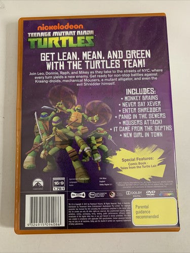 Teenage Mutant Ninja Turtles: Enter Shredder (DVD, 1987) Region 4