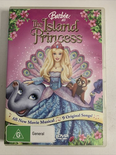 Barbie: The Island Princess (DVD, 2007) Animation Movie Region 4 &2