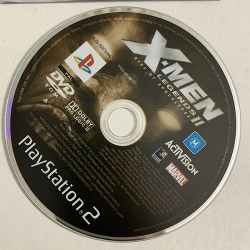 X-Men Legends II: Rise Of Apocalypse PS2 Sony PlayStation 2 PAL Game Complete