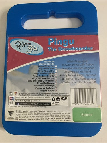 Pingu The Snowboarder (DVD, 2010) Animation Region 4