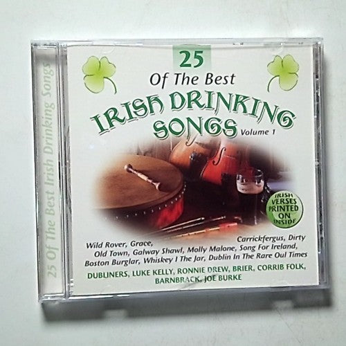 25 Of The Best Irish Drinking Songs - Volume 1 (CD, 1998) Ireland CD IRISH 003