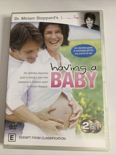 Having a Baby (DVD, 1997, 2-Disc) Dr Miriam Stoppard Region 4