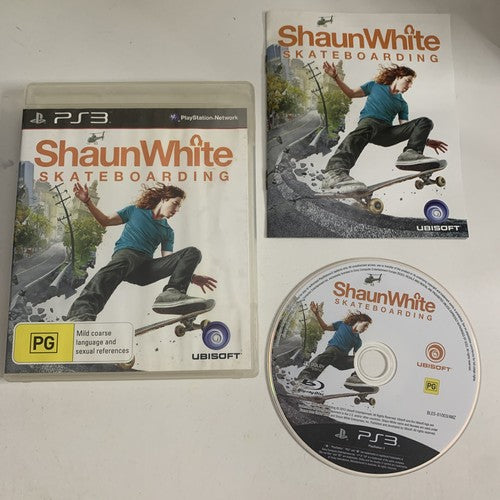 Shaun White Skateboarding PS3 Sony PlayStation 3 Game Complete