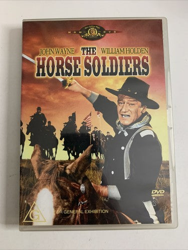 The Horse Soldiers (DVD, 1959) John Wayne, William Holden Region 4